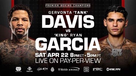 ryan garcia and tank davis fight tickets|Gervonta Davis vs. Ryan Garcia fight start time: Live。